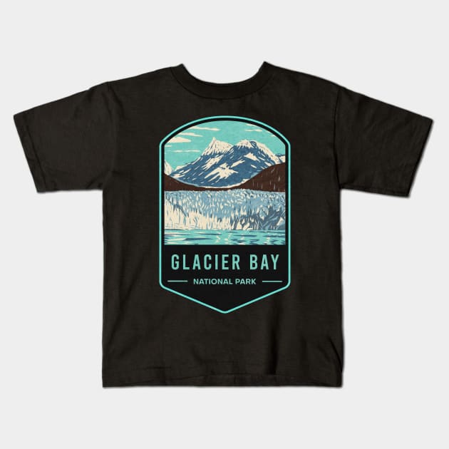 Glacier Bay National Park Kids T-Shirt by JordanHolmes